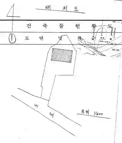 개곡리 302-3 배치도 이미지